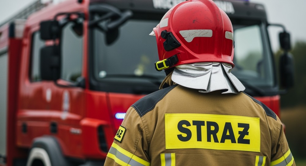 Pożar dachu w Wieprzu: Sześć zastępów straży w akcji!