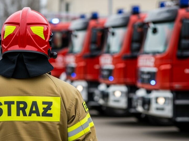 Hołd dla zmarłych strażaków w Żywcu przed Wszystkimi Świętymi