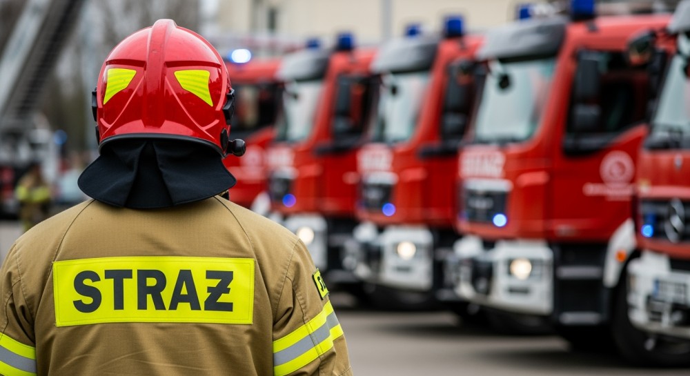 Hołd dla zmarłych strażaków w Żywcu przed Wszystkimi Świętymi