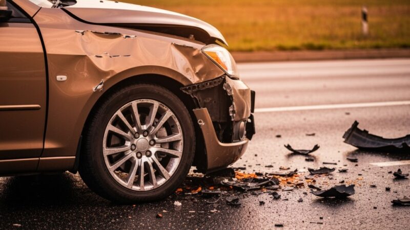 Kierowca nie ustąpił pierwszeństwa i spowodował wypadek w Jeleśni