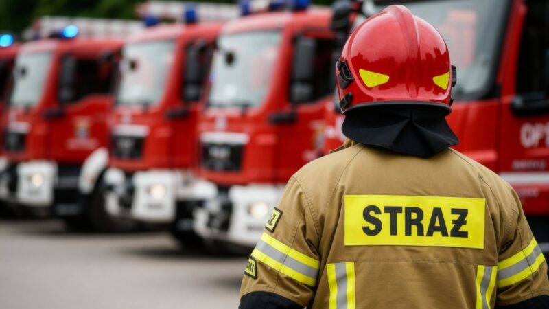 Nowi funkcjonariusze PSP w Żywcu złożyli ślubowanie