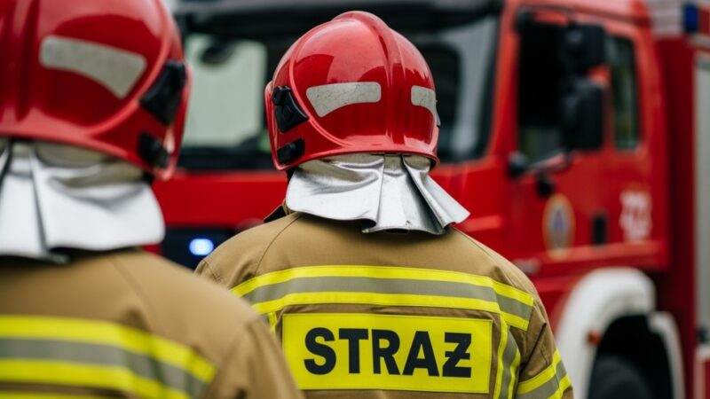 Pożar siana w Lipowej: Strażacy w akcji!