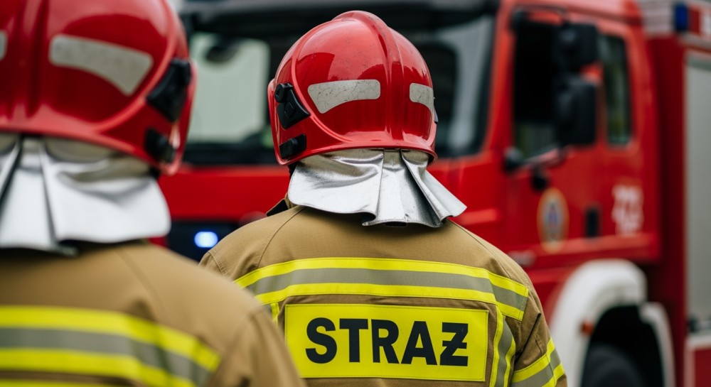 Pożar siana w Lipowej: Strażacy w akcji!