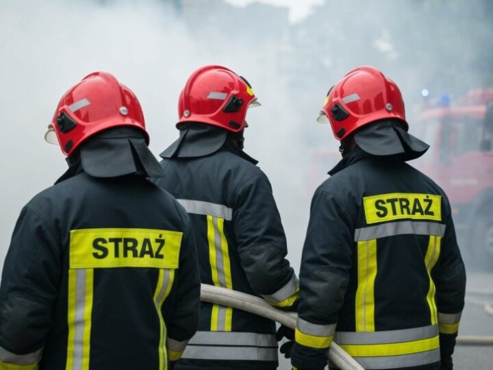 Nocne zmagania z pożarem w Kocierz Resort