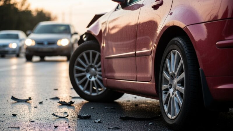 Wypadek w Rychwałdzie: apel o ostrożność na niebezpiecznych drogach