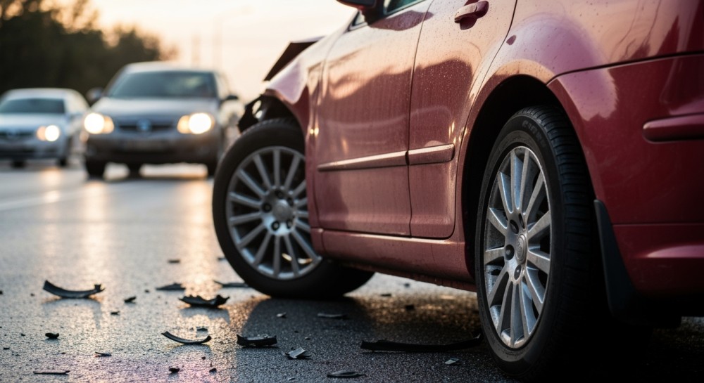 Wypadek w Rychwałdzie: apel o ostrożność na niebezpiecznych drogach