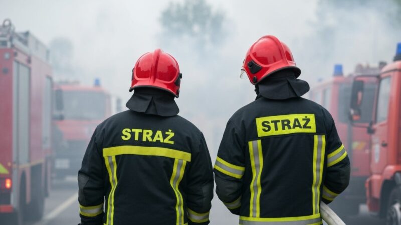 Pożar kotłowni w Lipowej: mieszkańcy w akcji, strażacy na pomoc