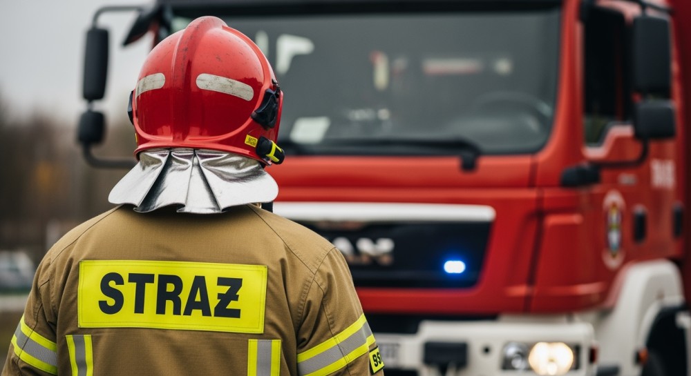 Pożar w garażu w Lipowej: OSP błyskawicznie ratuje sytuację