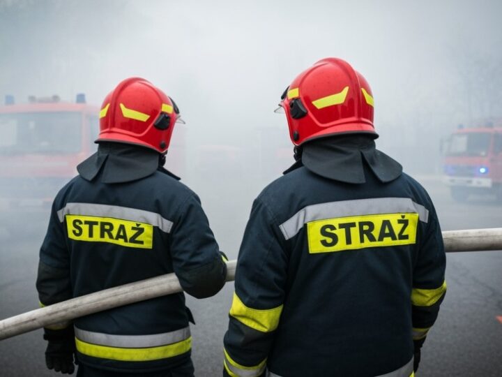 Pożar w Ostrem: Strażacy z Lipowej w akcji ratunkowej w mroźny poranek