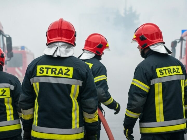 Pożar trawy w Lipowej: strażacy szybko w akcji!