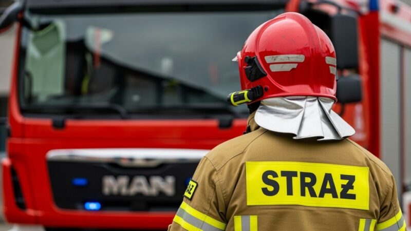 Strażacy z OSP Oczków instalują czujki dymu dla lepszego bezpieczeństwa mieszkańców