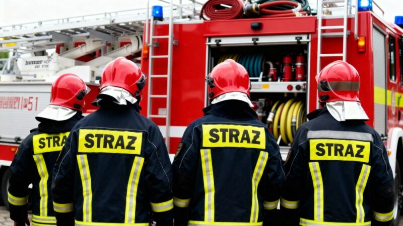 Strażacy w Lipowej: Akcja ratunkowa przy przewróconym drzewie!