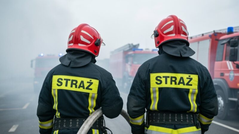 Pożar w Twardorzeczce: strażacy w akcji ratunkowej!