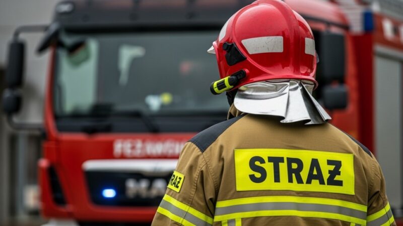 Zgrana ekipa OSP Wieprz w akcji: ćwiczenia ratunkowe w trudnym terenie
