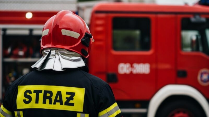 Plama ropy w Lipowej: Strażacy w akcji neutralizują zagrożenie