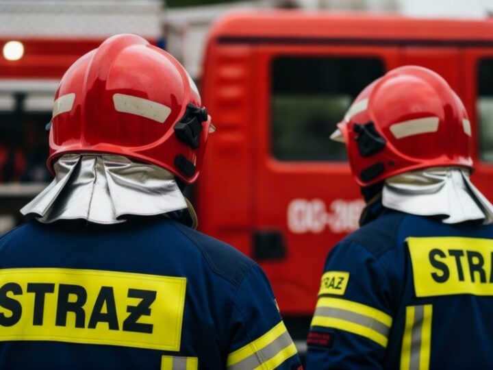 Ćwiczenia ratownicze OSP Oczków na Jeziorze Żywieckim