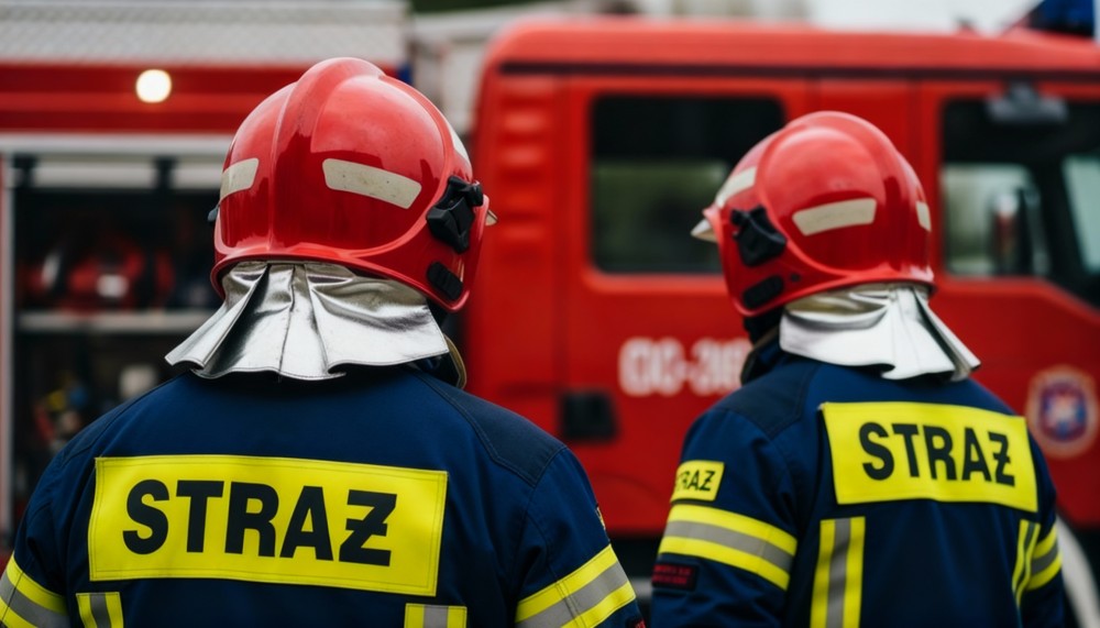 Ćwiczenia ratownicze OSP Oczków na Jeziorze Żywieckim