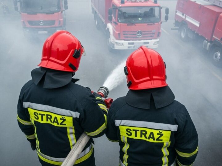 Pożar budynku mieszkalnego w Kocierzu Moszczanickim – akcja ratunkowa OSP Rychwałd