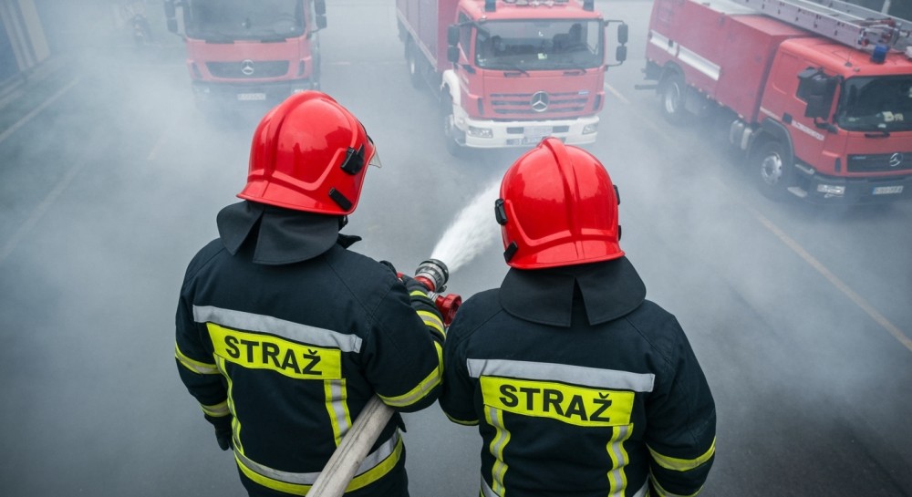 Pożar budynku mieszkalnego w Kocierzu Moszczanickim – akcja ratunkowa OSP Rychwałd