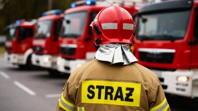 OSP Gilowice oddaje hołd zmarłym strażakom w poruszającej ceremonii